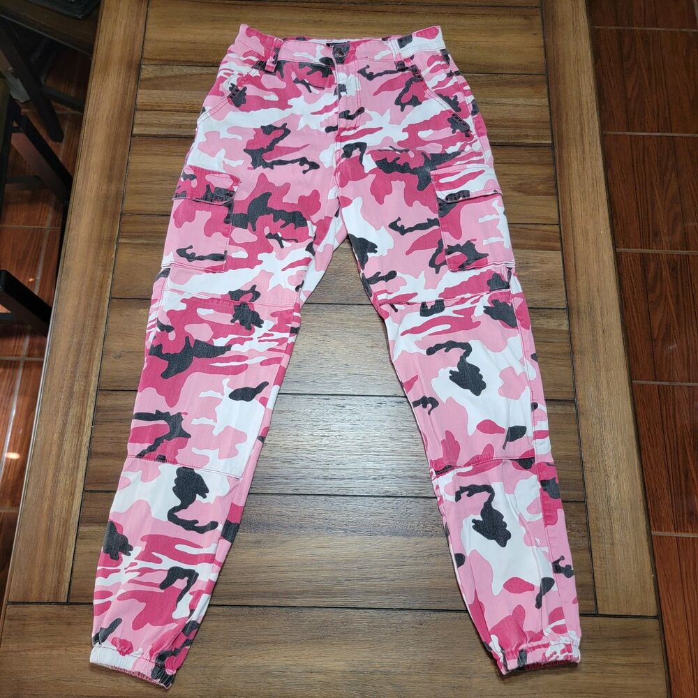American Bazi Pink Camo Cargo Pants - Size Large